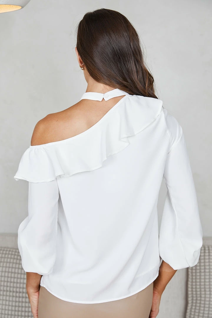 Style State Dasia Blouse - White 4 Style State Dasia Blouse - White