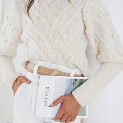 HQ Fashion Dauphine Knit - Cream CLOTHING