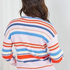 Style Box CLOTHING Dayla Knit - Pink Stripe
