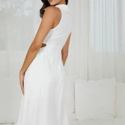 Style Box Denna Dress - White CLOTHING