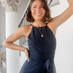 Esther Luxe CLOTHING Cadence Dress - Navy