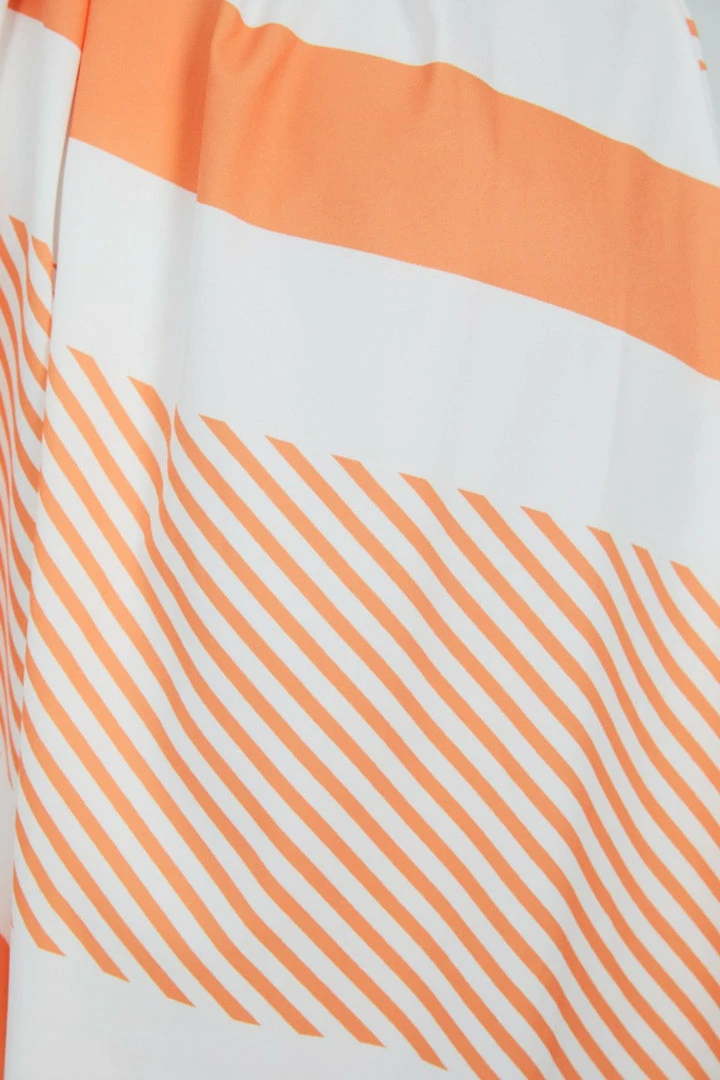 Reverse Dolores Dress - Orange Stripe CLOTHING 10 Reverse Dolores Dress - Orange Stripe CLOTHING