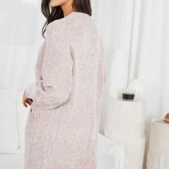 Miracle Fashion Dominica Cardigan - Beige CLOTHING