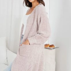 Miracle Fashion Dominica Cardigan - Beige CLOTHING 11 Miracle Fashion Dominica Cardigan - Beige CLOTHING