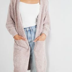 Miracle Fashion Dominica Cardigan - Beige CLOTHING 12 Miracle Fashion Dominica Cardigan - Beige CLOTHING