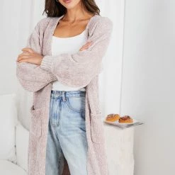 Miracle Fashion Dominica Cardigan - Beige CLOTHING 13 Miracle Fashion Dominica Cardigan - Beige CLOTHING