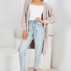 Miracle Fashion Dominica Cardigan - Beige CLOTHING 14 Miracle Fashion Dominica Cardigan - Beige CLOTHING