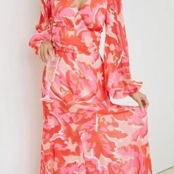 Wild Ginger CLOTHING Dorcas Dress - Pink Print 12 Wild Ginger CLOTHING Dorcas Dress - Pink Print