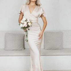 Desire Doren Dress - Champagne CLOTHING