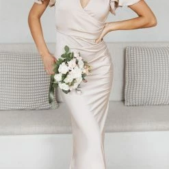 Cheap ESTHER & CO Store 16 Desire Doren Dress - Champagne CLOTHING