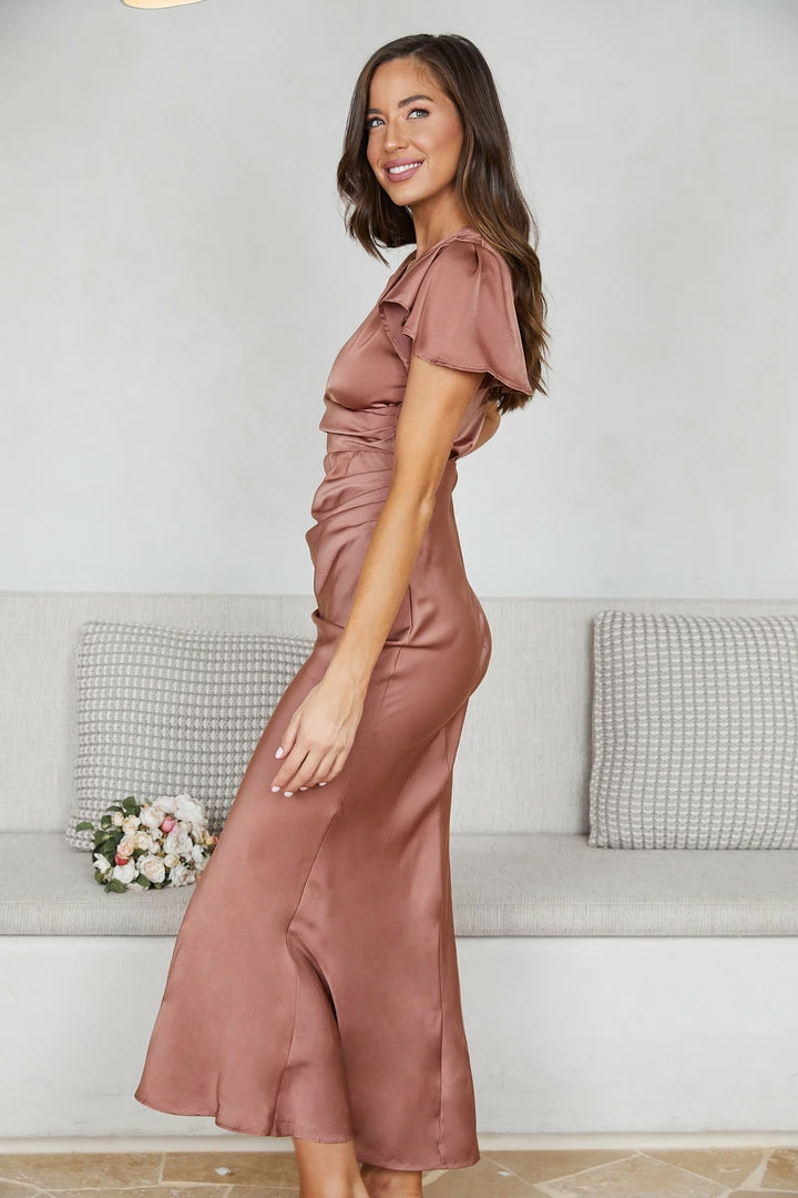 Desire Doren Dress - Rust 5 Desire Doren Dress - Rust