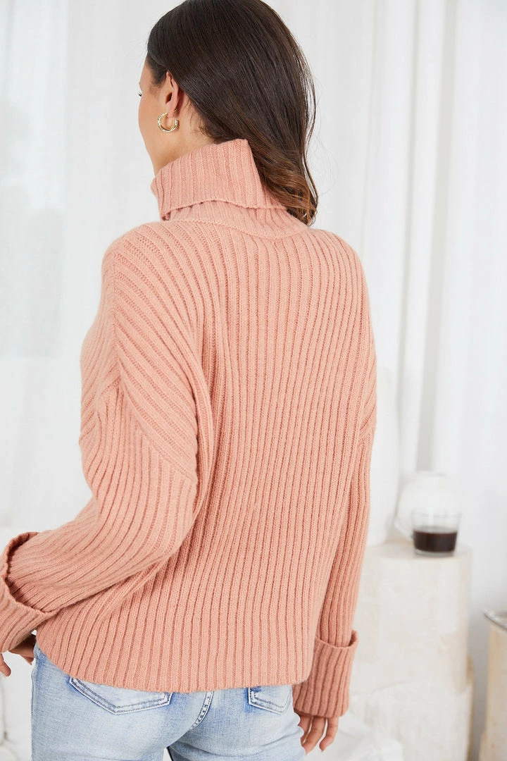 Miracle Fashion Dori Jumper - Peach 4 Miracle Fashion Dori Jumper - Peach