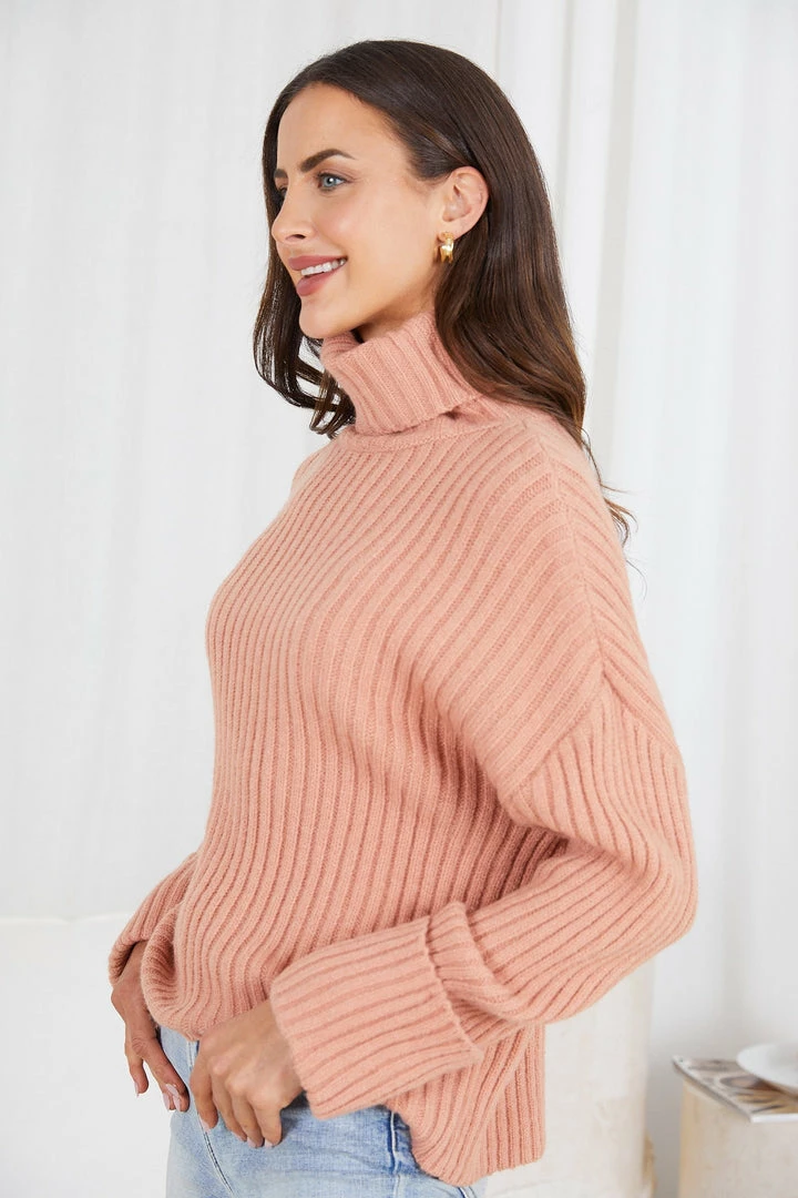 Miracle Fashion Dori Jumper - Peach 5 Miracle Fashion Dori Jumper - Peach
