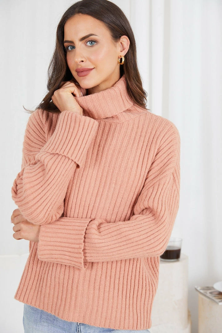 Miracle Fashion Dori Jumper - Peach 3 Miracle Fashion Dori Jumper - Peach