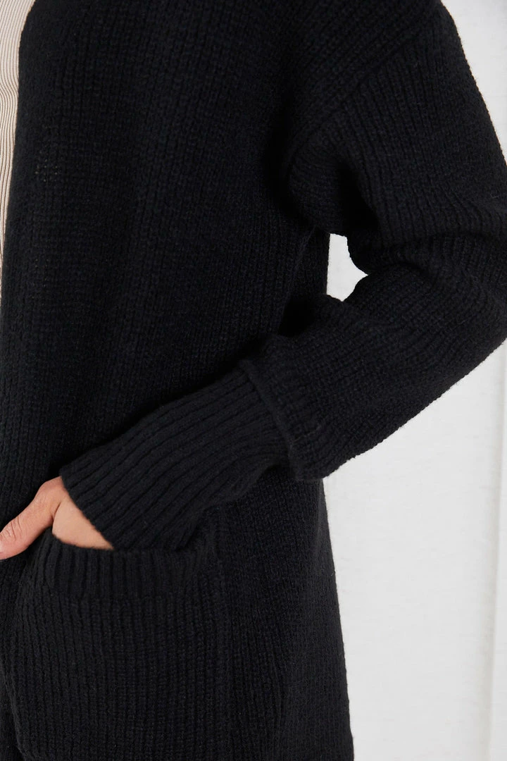 Miracle Fashion CLOTHING Drucilla Cardigan - Black 9 Miracle Fashion CLOTHING Drucilla Cardigan - Black