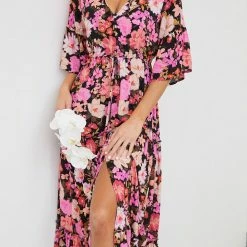 Label Of Love CLOTHING Eastyn Dress - Black Floral