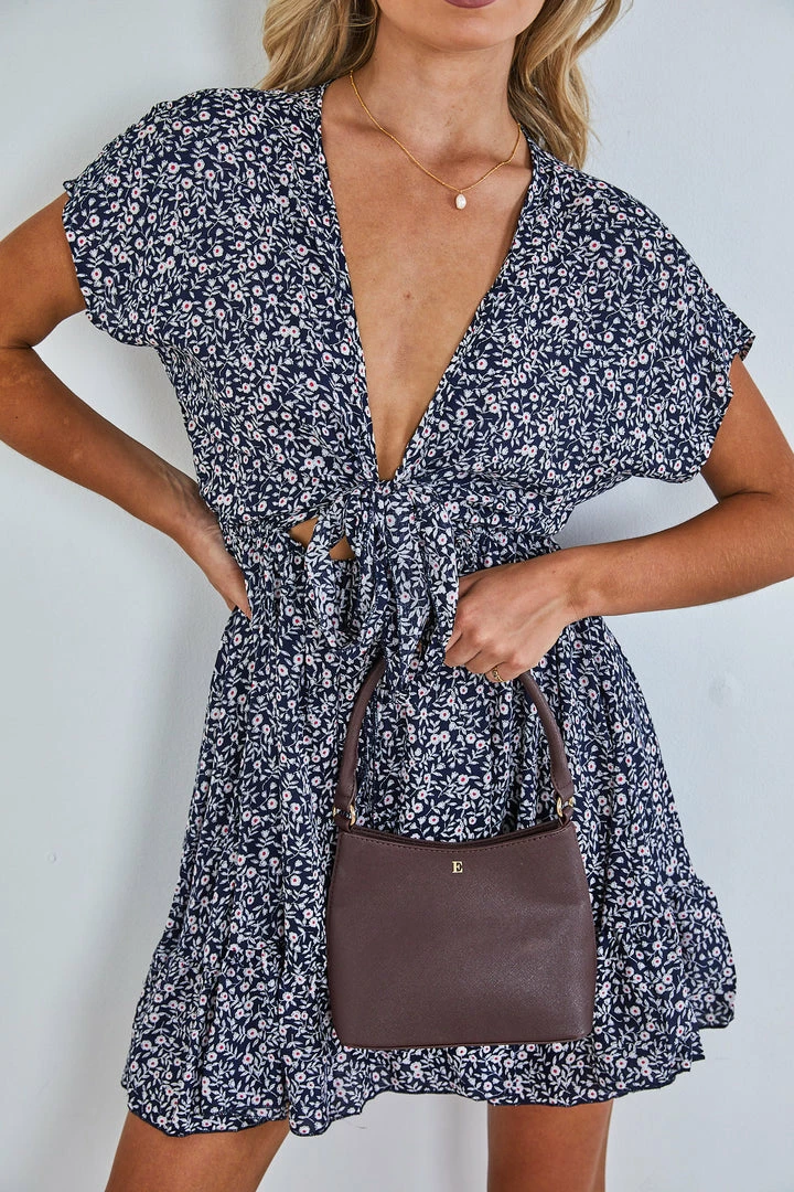 Dream House Effronte Dress - Navy Print 6 Dream House Effronte Dress - Navy Print