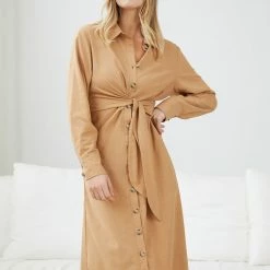 Sassy Hills Fashion Eisley Dress - Brown