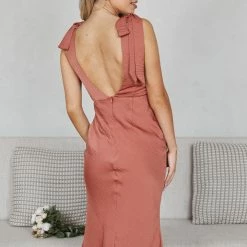 Style Box Eleanora Dress - Rust CLOTHING