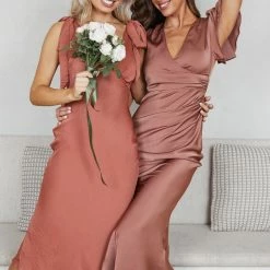 Style Box Eleanora Dress - Rust CLOTHING