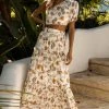 Seven Wonders (PremGroup) Elena Maxi Skirt - White Floral CLOTHING