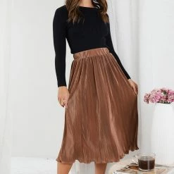 Style Box Elisheba Skirt - Mocha 14 Style Box Elisheba Skirt - Mocha