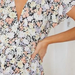 Miracle Fashion Ellinor Dress - Multi Floral 15 Miracle Fashion Ellinor Dress - Multi Floral