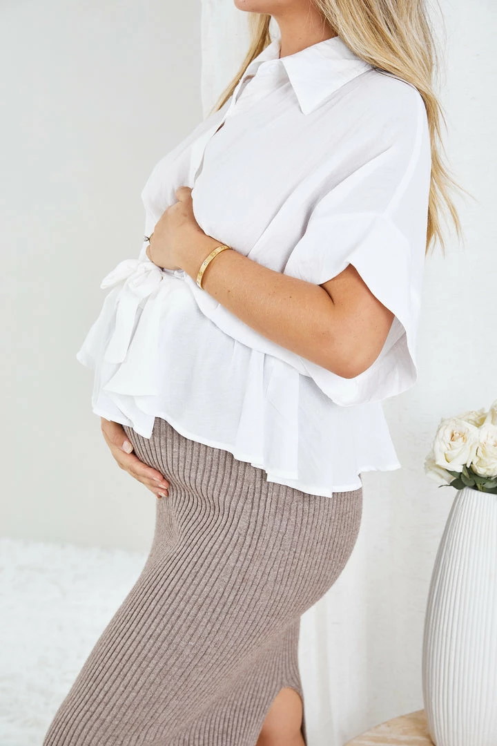 Into Fashion Ellis Top - White 4 Into Fashion Ellis Top - White