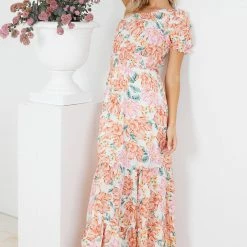 Style Box Entail Dress - White Floral