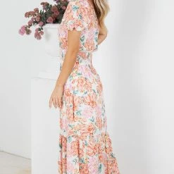 Style Box Entail Dress - White Floral