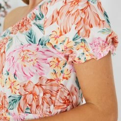 Style Box Entail Dress - White Floral