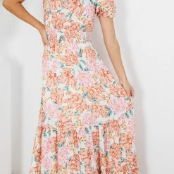 Style Box Entail Dress - White Floral
