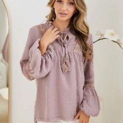 Dream House Ephrathe Blouse - Pink CLOTHING