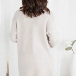 Miracle Fashion Ermielyn Coat - Beige CLOTHING