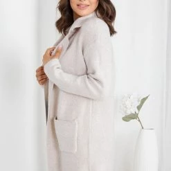 Miracle Fashion Ermielyn Coat - Beige CLOTHING 11 Miracle Fashion Ermielyn Coat - Beige CLOTHING