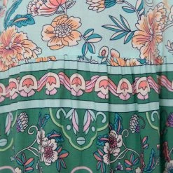 HQ Fashion Erminia Dress - Aqua Multi CLOTHING