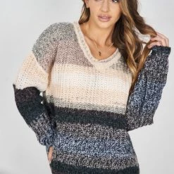 Miracle Fashion Marjorie Knit - Peach Multi