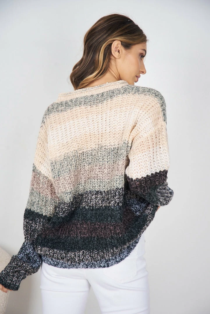 Miracle Fashion Marjorie Knit - Peach Multi 4 Miracle Fashion Marjorie Knit - Peach Multi