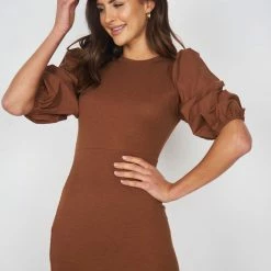 Wild Ginger CLOTHING Marion Dress - Chocolate