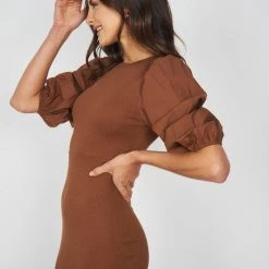 Wild Ginger CLOTHING Marion Dress - Chocolate 9 Wild Ginger CLOTHING Marion Dress - Chocolate