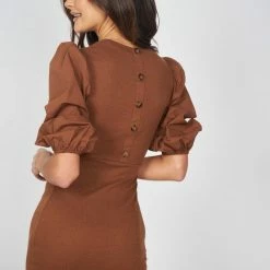 Wild Ginger CLOTHING Marion Dress - Chocolate