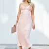 Kaarlo Fashion Pty Ltd Palmira Dress - Light Peach CLOTHING