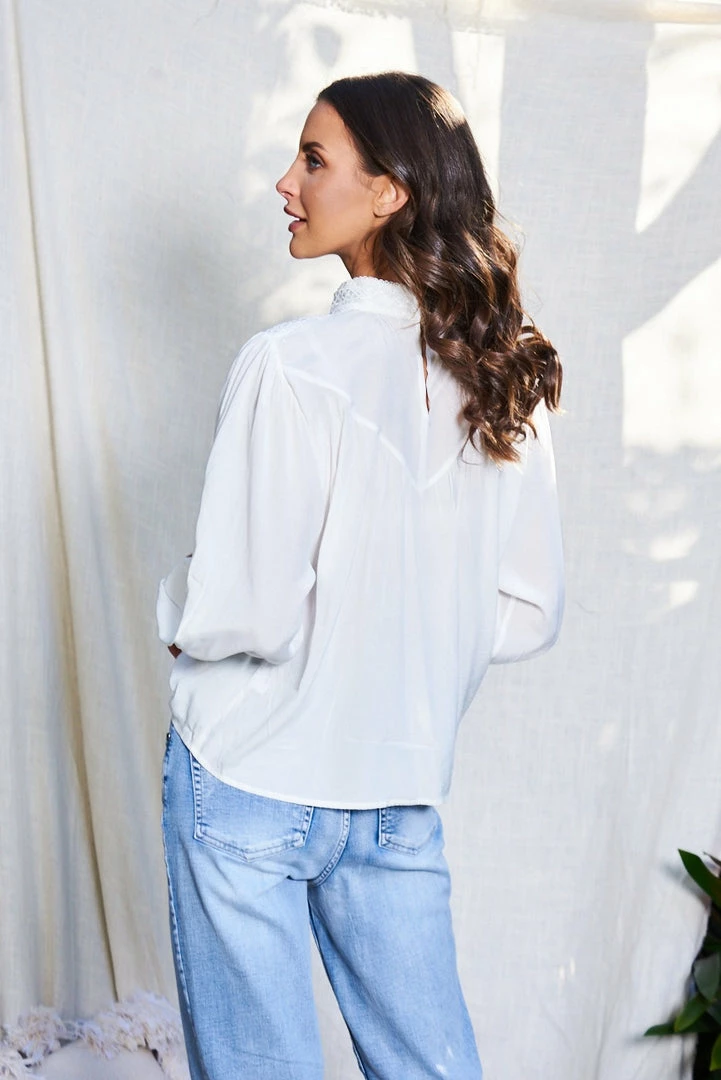 GDS CLOTHING Caja Top - White 4 GDS CLOTHING Caja Top - White