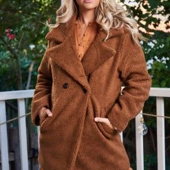 Pink Diamond Ursala Jacket - Tan CLOTHING 9 Pink Diamond Ursala Jacket - Tan CLOTHING