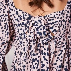 Style Box CLOTHING Natasa Dress - Leopard Print