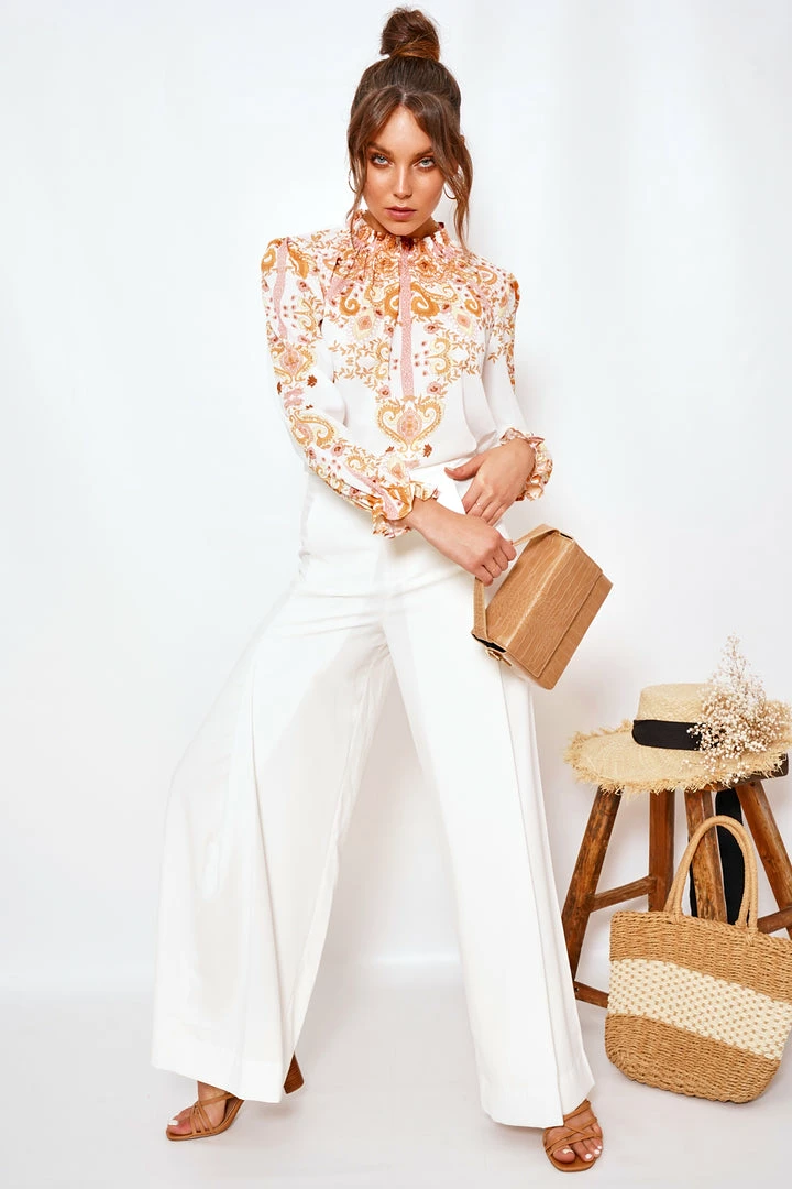 Main St Rock Pants - White CLOTHING 7 Main St Rock Pants - White CLOTHING