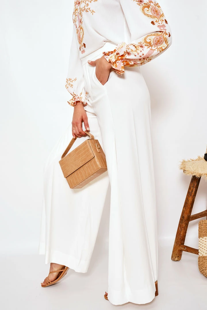 Main St Rock Pants - White CLOTHING 9 Main St Rock Pants - White CLOTHING