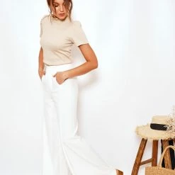 Main St Rock Pants - White CLOTHING 14 Main St Rock Pants - White CLOTHING