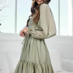 Willo Fashion Sarina Dress - Sage CLOTHING