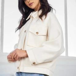YH & Co (Chloe Yip) Rosabel Jacket - White CLOTHING 12 YH & Co (Chloe Yip) Rosabel Jacket - White CLOTHING